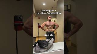 Training for a Jiu Jitsu Competition Day 26 weightloss dragonballz fitness motivation bjj [upl. by Yelnikcm]