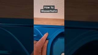 How to Wasserhahn mit der 32mm Lochstanze läuft 🙂 handwerk diy nobelhobel meistertipp [upl. by Innor]