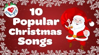 Top 10 Popular Christmas Songs and Carols Playlist 🎅 [upl. by Yrrac]