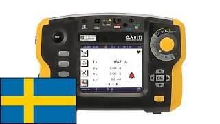 CA6117 Installationstestare  Jordfelsbrytartest [upl. by Horner]