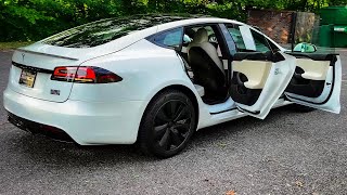 2022 Tesla Model S  interior and Exterior Details [upl. by Sarilda352]