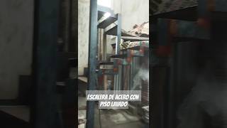 Estructura de acero para escalera technology industrial [upl. by Theresina]