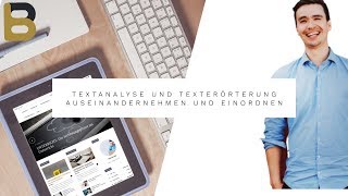 Texterörterung und Textanalyse Planung Aufbau und Vorgehen [upl. by Hi]