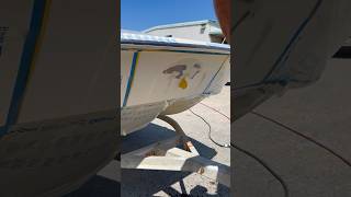 Spraying Gel Coat to Fix Fiberglass Damage shorts fiberglass repair gelcoat music [upl. by Allen]