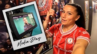 What happens on WSL Media day 📸 BTS with Ffion Morgan [upl. by Ansela]