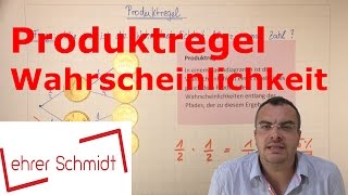 Produktregel  Wahrscheinlichkeitsrechnung  Mathematik  Lehrerschmidt [upl. by Zsuedat]