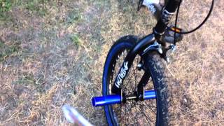 How to take off bmx bike pegs super easy [upl. by Reiniar810]