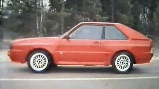 Trafikmagasinet med Audi Sport Quattro Ford RS 200 peugeot turbo 16 från 1984 [upl. by Assetal]