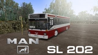 MAN SL 202 OMSI Test Drive [upl. by Aissila494]