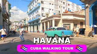 Walking Havana Cuba 🇨🇺  4K HDR October 2024 La Habana [upl. by Fuhrman302]