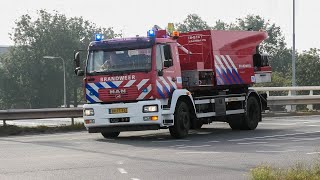 Vrachtwagen vliegt in brand bij zwaar ongeval op A15 bij Gorinchem [upl. by Amehsyt]