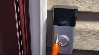 RING doorbell battery replacement [upl. by Tihom522]