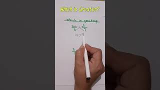 Which is Greater maths mathstricks [upl. by Anyr600]