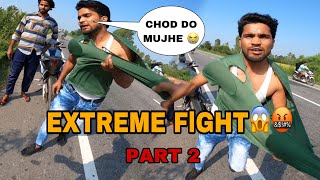 Chapri Rider Se Flght 🤬 Extreme road rage 😡 part 2 Mrsk424 [upl. by Yllil]