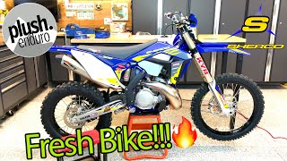 New Bike  2022 Sherco 300 SE Factory  First look [upl. by Truda676]