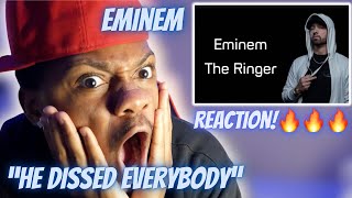 First Time Hearing quotThe Ringerquot Eminem REACTION [upl. by Cortie]