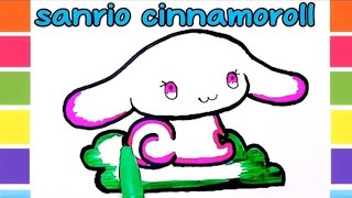 How to Draw Cinnamoroll  Sanrio Character Drawing Tutorial [upl. by Ormand]