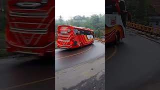 PO bus sembilan trans JB 3 lintasi perbatasan malangblitar [upl. by Luhar654]