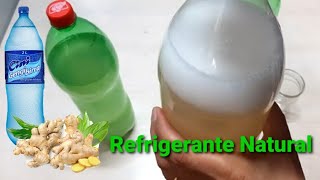 COMO FAZER REFRIGERANTE CASEIRO  Fácil  SEM CONSERVANTES  Refrigerante Natural  3 ingredientes [upl. by Cohlier77]