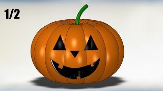 SolidWorks Tutorial 115 Halloween Pumpkin pt1 [upl. by Euginom]