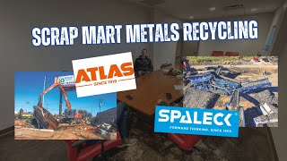 Scrap Mart Metals Recycling Grows Business with Atlas Handlers amp Spaleck Screener from KirbySmith [upl. by Adnamaa]