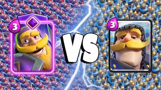 EVOLVED KNIGHT Vs KNIGHT  Clash Royale Battle [upl. by Ackerley]