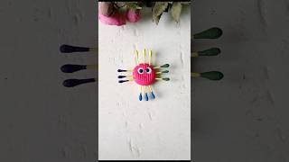 Very very easy clay craft idea 😀💜🩷😀 shorts viralvideo trending youtubeshorts short [upl. by Anne-Corinne]