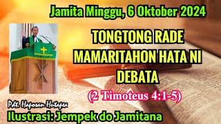 Jamita Minggu 6 Oktober 2024 2 Timoteus 415 haposanhutapea [upl. by Roseanna]