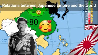 Relations between Japanese Empire and other countries of the world 1936 [upl. by Ned103]