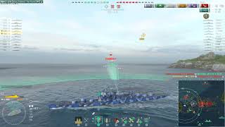 World of warships Yodo gameplay two Yodos div get 9 kills [upl. by Ydrah]