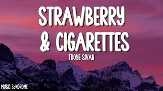 Troye Sivan  Strawberries amp Cigarettes Lyrics [upl. by Thurlough]