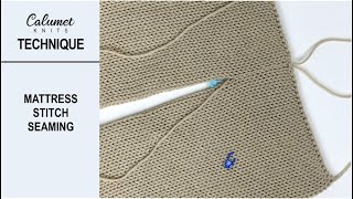 Mattress Stitch Seaming with Circular Knitting Machines Tubes [upl. by Hwang737]