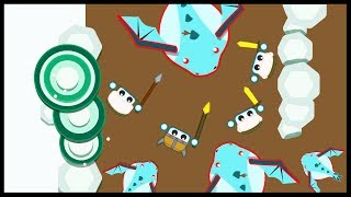 Starveio  FIGHTING DRAGONS New Update Dragon amp Snow Biome w Blitz amp Baron Starveio Gameplay [upl. by Link]