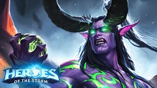 Illidans quot0 Stressquot Game Ill Remember for 10k Years  Heroes of the Storm Hots Illidan Gameplay [upl. by Amliw]