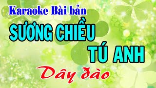 Karaoke SƯƠNG CHIỀU TÚ ANH Beat hay [upl. by Iew638]