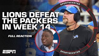 Thats Dan Campbell 🤷‍♂️ Damien Woody reacts to Lions risky plays in win vs Packers  SC [upl. by Anohr]