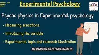 Psychophysics in experimental psychology  What is Psychophysics in psychology  Urdu amp Hindi [upl. by Nnylav980]