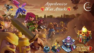 Apprehensive War Attacks in Clash of Clans❤️‍🔥Very Close to 100 Subscribers clashofclans coc [upl. by Fleck]