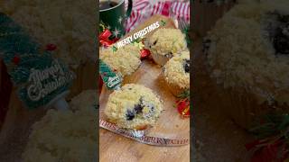 酥粒藍莓鬆餅 Blueberry Streusel Muffin 🫐🫐Click above ⬆️ for recipe link shorts partyfood 黃金比例 [upl. by Laram732]