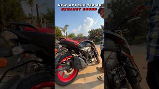 2024 tvs apache rtr 160 4v with usd exhaust soundshorts apachertr1604vbs6 [upl. by Nakeber]