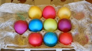 How To Dye Easter Eggs With Food Coloring [upl. by Anyg555]