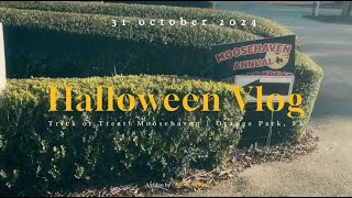 Orange Park FL  Halloween Trick or Treating Moosehaven Vlog [upl. by Durman]