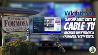 Cable TV Reviews Wightman TV FormosaWalkerton area Cable TV Receiver Walkthrough REUPLOADED [upl. by Mala]