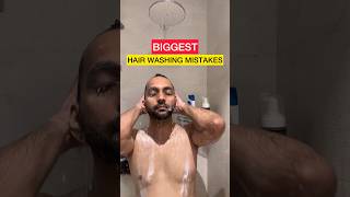 STOP ❌ BIGGEST HAIR WASHING MISTAKES shorts [upl. by Hodgson]