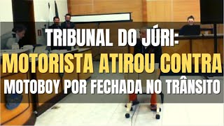 🔴Tribunal do Júri Motorista atirou em motoboy por fechada no trânsito [upl. by Relyuhcs348]