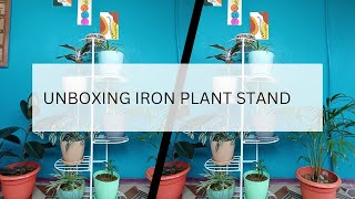 Iron Plant Stand Unboxing For Gardeners [upl. by Ardiek672]