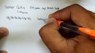 Contoh Soal Isomer ALKANA C6H14 [upl. by Artemis]