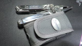 Leatherman WAVE 25th ANNIVERSARY 19832008 unboxing amp contemplating [upl. by Lledyl955]