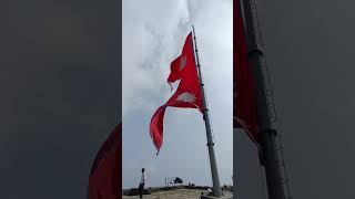 Biggest flag of Nepal in Liglikot Gorkha Nepal [upl. by Akenna]