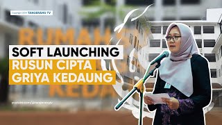 Pemkot Tangerang Launching Rusun Cipta Griya Kedaung TangerangTV [upl. by Eehsar]